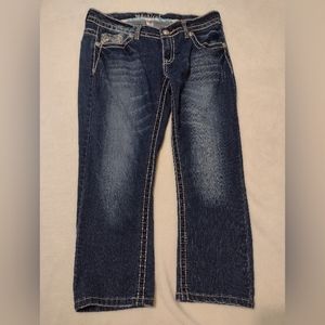 Maurices Capri Jeans with bling. 11/12